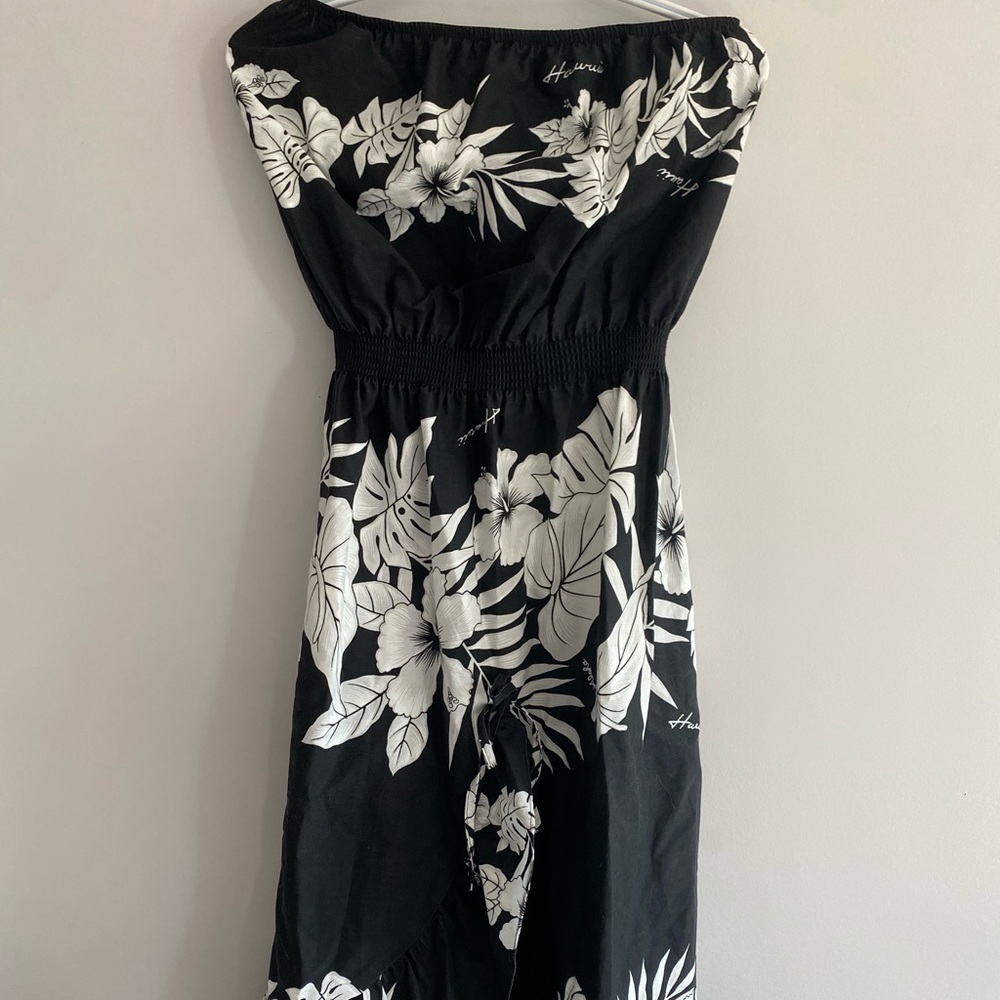 Strapless dress from Hawaii